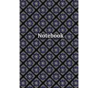 Crochet & Yarn Notebook: Geometric Print Blank Journal for Stationery Lovers, Crocheters, Knitters & Crafters. Granny Squares Themed. Use for Patterns, Project Planning and Creative Ideas.