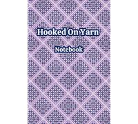 Crochet & Yarn Notebook: Geometric Print Blank Journal for Stationery Lovers, Crocheters, Knitters & Crafters. Granny Squares Themed. Use for Patterns, Project Planning and Creative Ideas