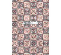 Crochet & Yarn Notebook: Geometric Print Blank Journal for Stationery Lovers, Crocheters, Knitters & Crafters. Granny Squares Themed. Use for Patterns, Project Planning and Creative Ideas.