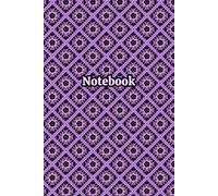 Crochet & Yarn Notebook: Geometric Print Blank Journal for Stationery Lovers, Crocheters, Knitters & Crafters. Granny Squares Themed. Use for Patterns, Project Planning and Creative Ideas