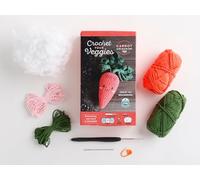 Crochet Your Veggies Amigurumi Kit Carrot: Everything You Need Is Included: 100%-Cotton Yarn, Crochet Hook, Stitch Marker, Tapestry Needle, Fiberfill, ... Instruction Videos; Beginner Friendly!
