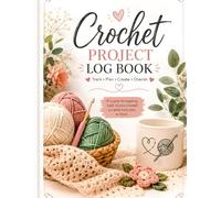 Crocheting Log Book: Journal for Keeping Track of Your 100 Crochet Projects, Patterns, Yarn Details, Hook Sizes, Progress Notes, and Finished Creations