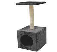 Tiragraffi a colonna con tana Amburgo in sisal per gatti Croci
