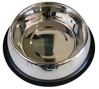 Croci C6059443 Ciotola Antiscivolo in Acciaio, Argento