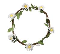 Croci Ceremony - Coroncina di fiori per Cani, Fiori per cani, Corona per Animali Domestici, Ghirlanda Floreale per Matrimoni, S/10 cm