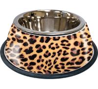 Croci Ciotola in Acciaio - Animalier Leopard - 370 ml