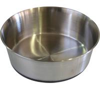 Croci Ciotola in Acciaio - Heavy con Gomma - 3 L