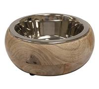 Croci Ciotola Legno/Acciaio Gryfino 370Ml