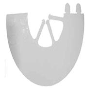 Croci Collare Elisabettiano per cani taglia 3XL, Collare Elisabetta a cono per la protezione e cura di cani e gatti, previene graffi, morsi e leccate, 40 cm