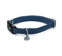 Croci Collare in Similpelle, Blu, 26-40 cm x 15 mm