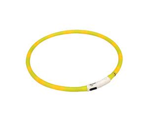 Croci Collvisible LED USB, Giallo, 40 cm