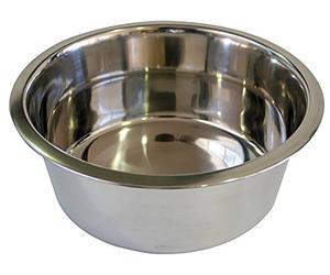 Croci DOS, Ciotola per cani in acciaio inox, capienza 4,75L, igienica e durevole, contenitore per cibo e acqua, lavabile in lavastoviglie, diametro 30cm