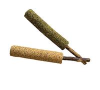 Croci Euphoria - Lollipop Catnip/Silvervine, Gioco per Gatti a base di Erba Gatta, a forma di Leccalecca, con Catnip e Silvervine Attrattivo per Felini e Cuccioli, 2 pz, 14 cm