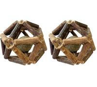 Croci Euphoria - Sfera Gioco per Gatti a Base di Erba Gatta, a Forma di Palla, con Catnip Attrattivo per Felini e Cuccioli, 8 cm (Confezione da 2)