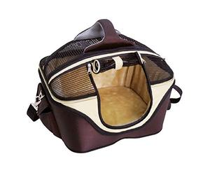 Croci FAST&EASY Trasportino 2in1 - trasportino e cuccetta per cane e gatto, Borsa a tracolla per animale domestico, Borsa da trasporto Misura S, Carico massimo 12 kg