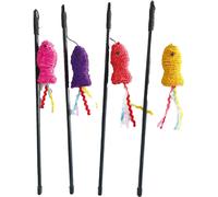 Croci C6098088 Juego para Gatos Varita Little Fish, 40 cm
