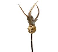Croci Euphoria - Bacchetta Gioco per Gatti a base di Silvervine, con palla e piuma, a base di Silvervine Attrattivo per Felini e Cuccioli, 11 cm