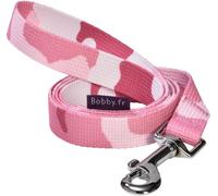CROCI Guinzaglio Camouflage per Cani Bobby Rosa 100X2CM
