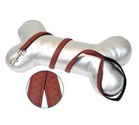 Croci Guinzaglio in Similpelle, Bordeaux, 20 cm x 15 mm