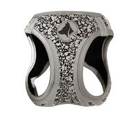 Croci Hiking Reflective High Visibility - Pettorina riflettente catarifrangente per cani, regolabile e imbottita, doppia chiusura di sicurezza velcro e fibbia, taglia L 46-53 cm