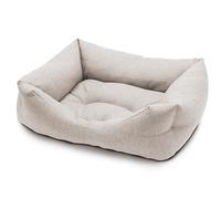 Croci Hydro - Cuccetta per cani Impermeabile e lavabile, Beige 90x70 cm | Impermeabile e Idrorepellente, in tessuto Lavabile facile da pulire, confort per cani e gatti
