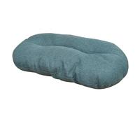 Croci Hydro - Cuscino per cane Ovale, Impermeabile Idrorepellente, Sfoderabile, Lavabile facile da pulire, Petrolio, 61x40 cm