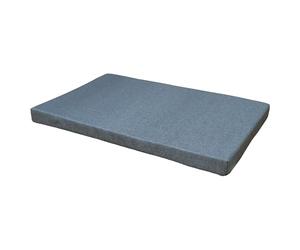 Croci Hydro - Cuscino per cane Rettangolare, Impermeabile Idrorepellente, Sfoderabile, Lavabile facile da pulire, Blu, 75x115x6 cm