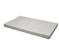 Croci Hydro - Cuscino per cane Rettangolare, Impermeabile Idrorepellente, Sfoderabile, Lavabile facile da pulire, Beige, 60x100x6 cm