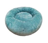 Croci Hyg - Cuscino per gatti cani taglia media, Cuccia rotonda imbottita e sfoderabile, Tessuto Supersoft, Tappetino per cucce e auto, Rosa Polvere, Ø 70 cm