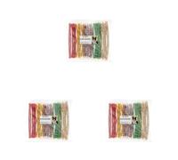 Croci King Bone Munchy - Barrette Ossa per cani, Snack premio masticativo per cani in pelle bovina naturale, dental stick per la pulizia dei denti, 12,5 cm - 25 pz (Confezione da 3)