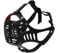 Croci Museruola cane, Museruola Cane Regolabile, Cestino per il viso in plastica, Contro Morsi, Antiabbaio, 42 CM