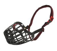 Croci Museruola cane, Museruola Cane Regolabile, Cestino per il viso in plastica Contro Morsi, Antiabbaio, 65 CM