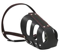 Croci Museruola da Addestramento Cane, in Nylon, Con Gancio per Guinzaglio, Regolabile/Circonferenza muso massima 49 cm