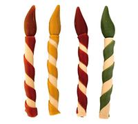 Croci Pet's Party Candles - Snack complementare per cane, Candeline di Compleanno per cani, totalmente commestibile, senza zuccheri aggiunti, 4 Pz/28g