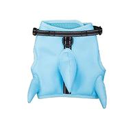 Croci Pettorina per Cane Morbida e Regolabile con Simpatica Pinna da squalo | Pettoirna con Chiusura in Velcro Regolabile | per Cani di Tutte Le Taglie