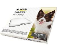 Croci Happy Nappy - Lettiera per cani, Vassoio Porta Tappetini Assorbenti per la Pipì dei Cani, Addestramento dei Cuccioli, 60X60 CM