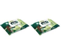 Croci - Salviette Umidificate Cane e Gatto, 100% Biodegradabili si gettano nel WC, Senza Parabeni, Profumazione Karite, 30 salviette (Confezione da 2)