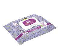 Croci - Salviette Umidificate Cane e Gatto Igienizzanti, in fibra di Bambù, Ecosostenibile e Biodegradabile, con oli essenziali naturali profumati, Lavanda - 15 salviette