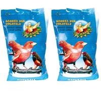 Croci Sandy 5 kg - Sabbia Igienica per Volatili, Lettiera per Gabbie e Voliere - Assorbe Odori, per Canarini, Pappagalli e Uccelli Esotici (Confezione da 2)