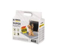 Croci Super Nappy Carboni attivi Tappetini Igienici per Cani 57x54 cm 60 pezzi