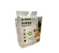 Croci Super Nappy Daisy - Tappetini Igienici per Cani 57X54 cm 30 Pezzi - Traver