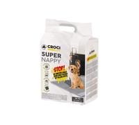 Tappetini Igienici Super Nappy Carbone Attivo Croci - 84 x 57 cm - 60 tappetini - 1° ORDINE? scegli lo sconto BZR5 / BZR20 + 200 punti fedeltà