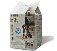 Croci Super Nappy Tappetini Igienici per Cani 60x60 cm 50 pz Traverse Cani e