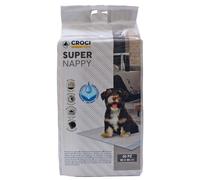Croci Super Nappy - Tappetini Igienici per Cani 60x90 cm 50 pz - Traverse Cani e