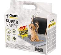 Croci Super Nappy Tappetini Igienici Al Carbone Attivo Per Cani 60 Pezzi 57x54cm