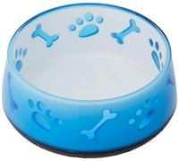 Croci TPR Doggy - Ciotola per cani in plastica TPR, antiscivolo, igienica e durevole, contenitore per cibo e acqua, lavabile in lavastoviglie, Blu, Capienza 300 ML