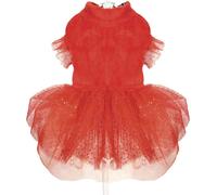 Croci Vestito Sparkling Rosso per Cane M