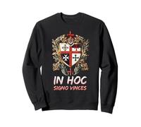 Crociata Crociata Cavaliere Templare Cattolico Latino Felpa