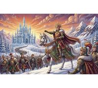 Crociata polare Puzzle 1000 Pezzi,dai 14 Anni,Sfida Impossibile,Antistress,Adulti E Ragazzi,Gioco Educativo,Decorazione Casa,Idea Regalo,Cartone Di Qualità 70x50cm