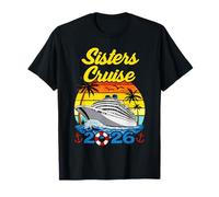 Crociera delle Sorelle retrò 2026 Vacanza Tropicale Maglietta